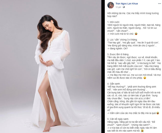 Quá thời gian dự sinh nhưng quý tử vẫn chưa chịu ra, Lan Khuê tranh thủ tâm sự những điều khó chịu mà cô gặp phải khi đang mang bầu - 2 Quá thời gian dự sinh nhưng quý tử vẫn chưa chịu ra, Lan Khuê tranh thủ tâm sự những điều khó chịu mà cô gặp phải khi đang mang bầu - 2