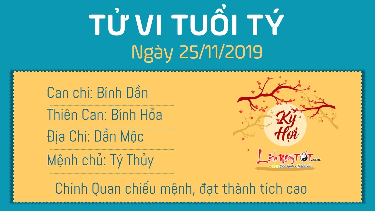 Tử vi thứ 2 ngày 25/11/2019 của 12 con giáp: Tuất có lộc kinh doanh, Tị vướng chuyện thị phi Tử vi thứ 2 ngày 25/11/2019 của 12 con giáp: Tuất có lộc kinh doanh, Tị vướng chuyện thị phi