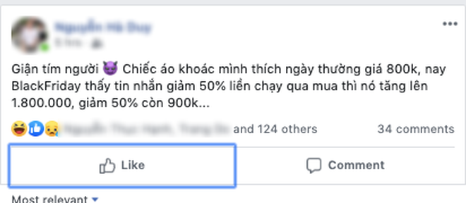 Cú lừa ngoạn mục của Black Friday Việt Nam: Thổi giá lên chót vót rồi giảm sốc 50% - 70% - 1 Cú lừa ngoạn mục của Black Friday Việt Nam: Thổi giá lên chót vót rồi giảm sốc 50% - 70% - 1