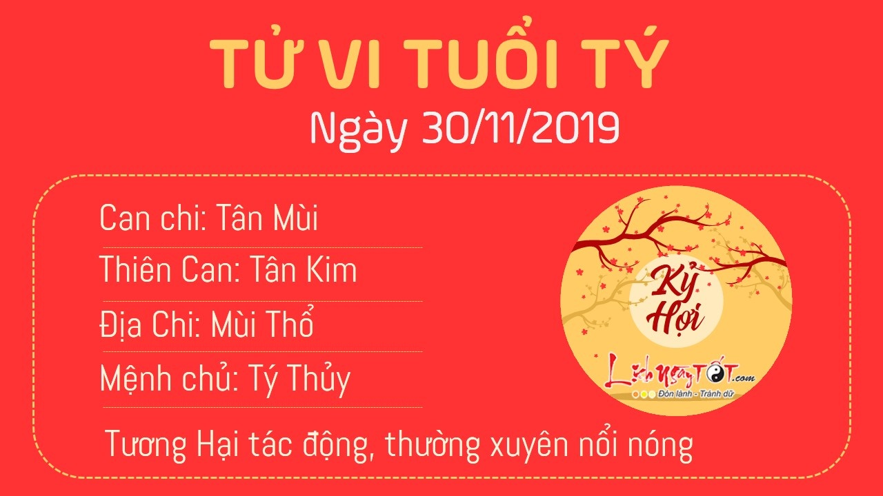 Tử vi thứ 7 ngày 30/11/2019 của 12 con giáp: Dần buôn may bán đắt, Dậu gặp rắc rối Tử vi thứ 7 ngày 30/11/2019 của 12 con giáp: Dần buôn may bán đắt, Dậu gặp rắc rối