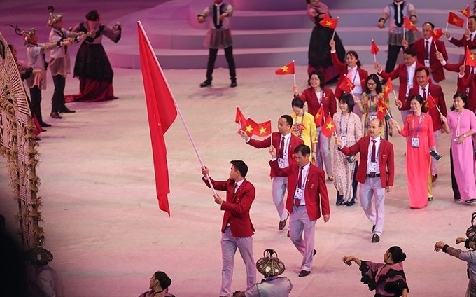 Tổng thống Philippines phát biểu, võ sĩ huyền thoại Manny Pacquiao thắp lửa, SEA Games 30 chính thức bắt đầu - 4 Tổng thống Philippines phát biểu, võ sĩ huyền thoại Manny Pacquiao thắp lửa, SEA Games 30 chính thức bắt đầu - 4