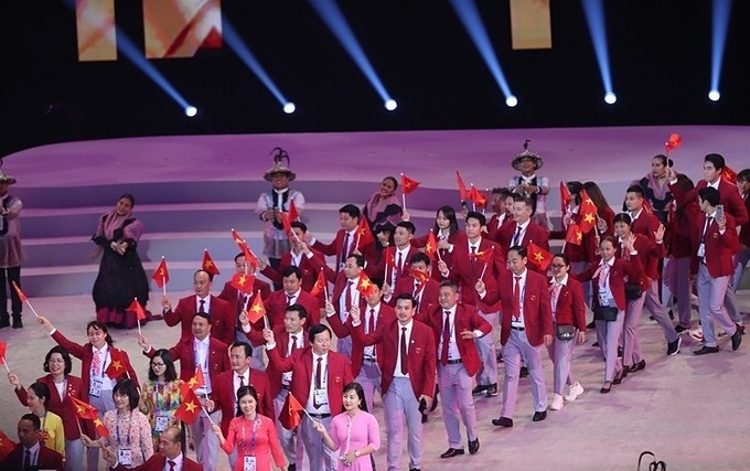 Tổng thống Philippines phát biểu, võ sĩ huyền thoại Manny Pacquiao thắp lửa, SEA Games 30 chính thức bắt đầu - 5 Tổng thống Philippines phát biểu, võ sĩ huyền thoại Manny Pacquiao thắp lửa, SEA Games 30 chính thức bắt đầu - 5