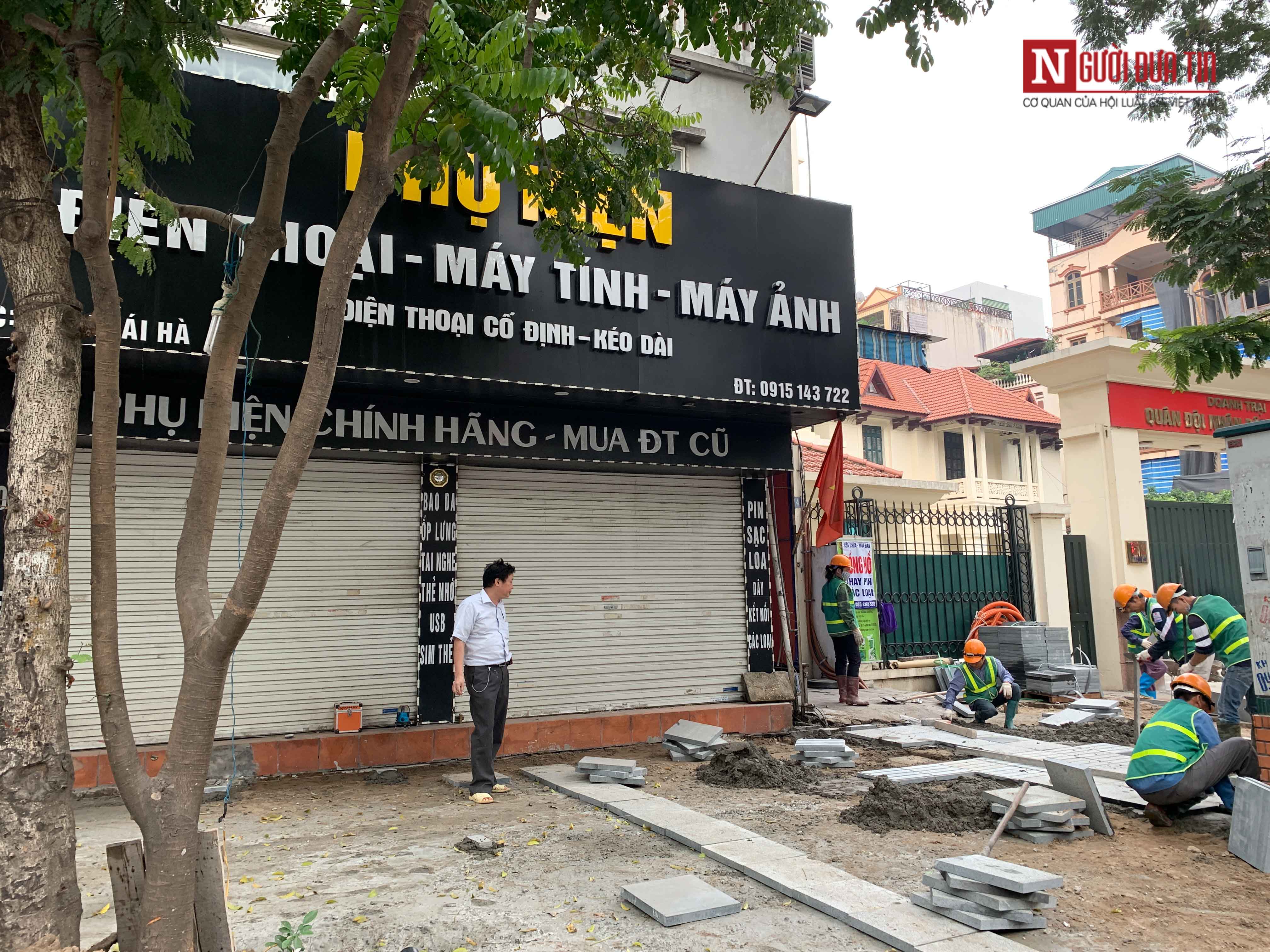 Chi 36 tỷ đồng 'thay áo mới' cho vỉa hè tuyến đường đông đúc bậc nhất Thủ đô - 8 Chi 36 tỷ đồng 'thay áo mới' cho vỉa hè tuyến đường đông đúc bậc nhất Thủ đô - 8
