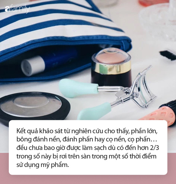 Kinh hãi: Vi khuẩn kháng kháng sinh được tìm thấy trong hầu hết những túi đồ trang điểm của phái đẹp Kinh hãi: Vi khuẩn kháng kháng sinh được tìm thấy trong hầu hết những túi đồ trang điểm của phái đẹp