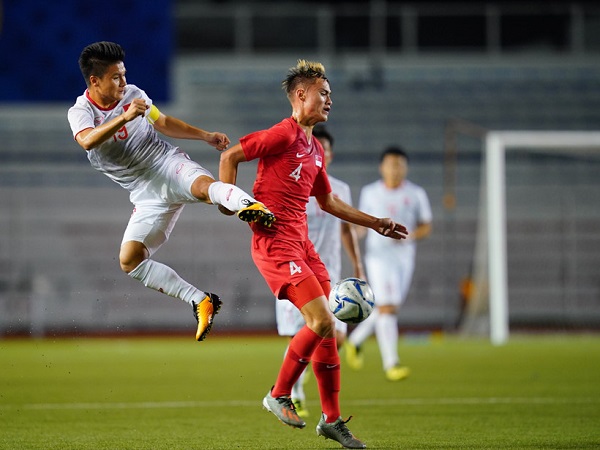 U22 Việt Nam 1-0 U22 Singapore: Hà Đức Chinh ghi 'bàn thắng vàng', Việt Nam đặt 1 chân vào bán kết - 3 U22 Việt Nam 1-0 U22 Singapore: Hà Đức Chinh ghi 'bàn thắng vàng', Việt Nam đặt 1 chân vào bán kết - 3