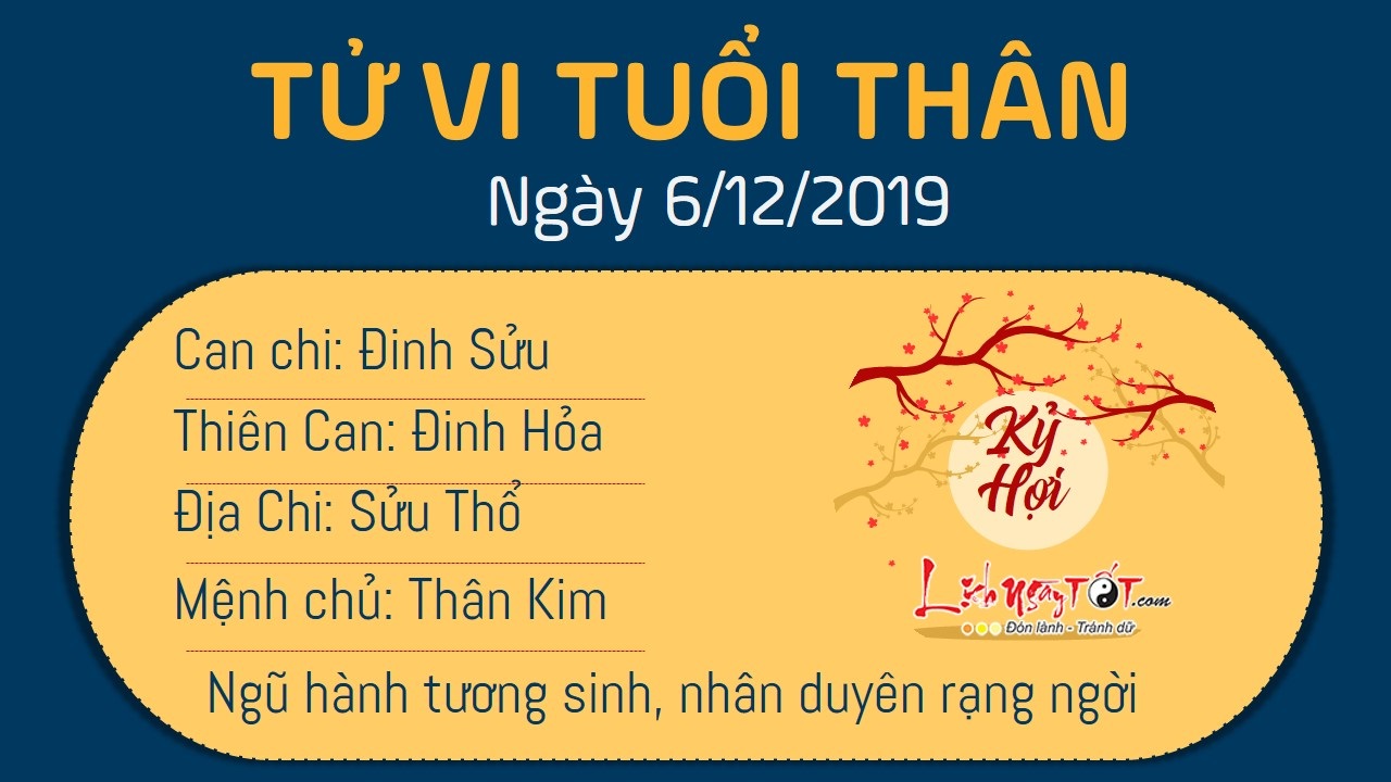 Tử vi thứ 6 ngày 06/12/2019 của 12 con giáp: Dần thăng tiến, Tý gặp họa tiểu nhân - 8 Tử vi thứ 6 ngày 06/12/2019 của 12 con giáp: Dần thăng tiến, Tý gặp họa tiểu nhân - 8