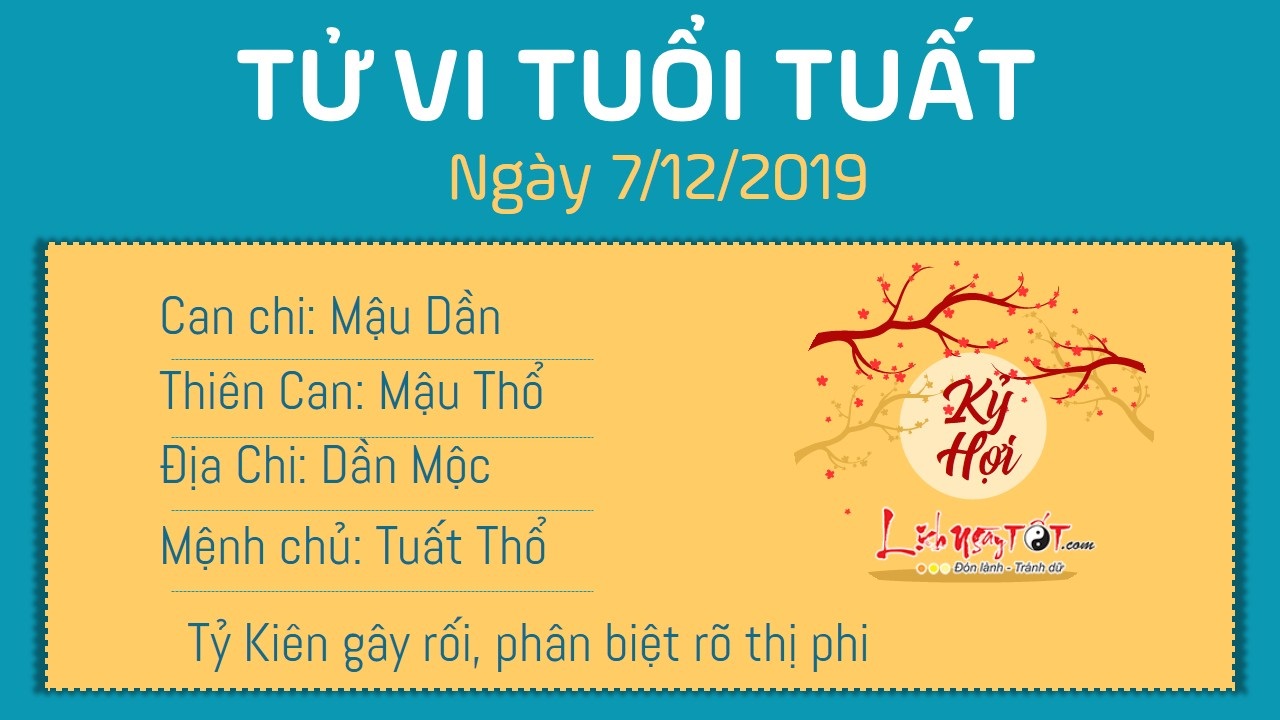 Tử vi thứ 7 ngày 07/12/2019 của 12 con giáp: Mão được nâng đỡ, Dậu gặp tai họa - 10 Tử vi thứ 7 ngày 07/12/2019 của 12 con giáp: Mão được nâng đỡ, Dậu gặp tai họa - 10