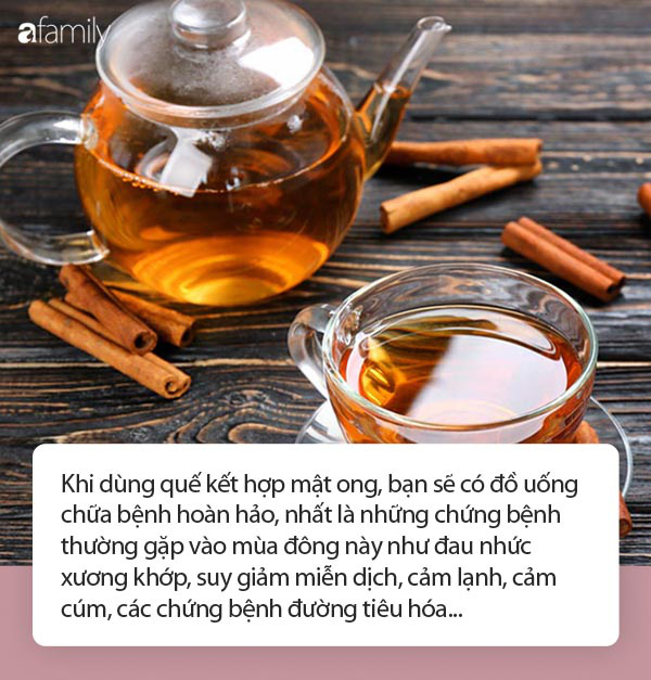 Quế kết hợp mật ong rồi pha với nước ấm mỗi sáng được ví là thần dược Quế kết hợp mật ong rồi pha với nước ấm mỗi sáng được ví là thần dược