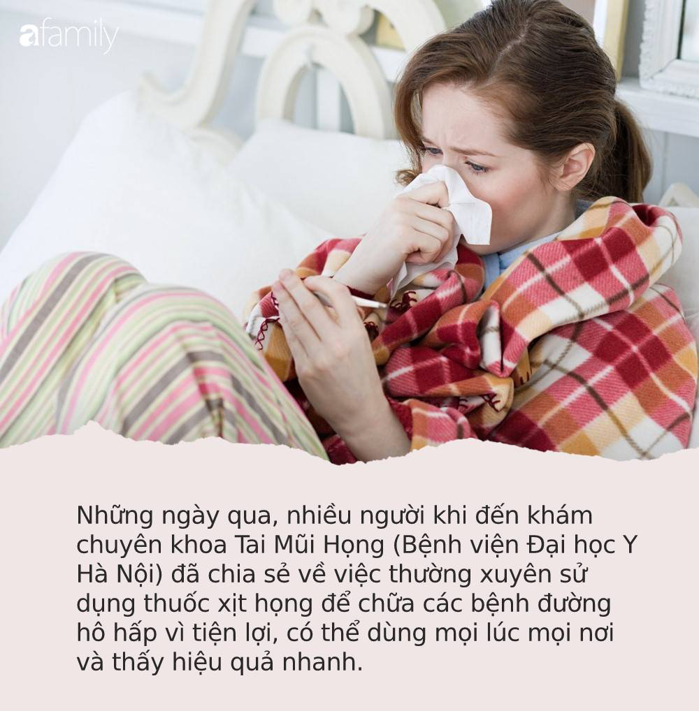 Trời lạnh, nếu dùng thuốc xịt họng để trị bệnh lý đường hô hấp bạn nhất định phải lưu ý những điều này Trời lạnh, nếu dùng thuốc xịt họng để trị bệnh lý đường hô hấp bạn nhất định phải lưu ý những điều này