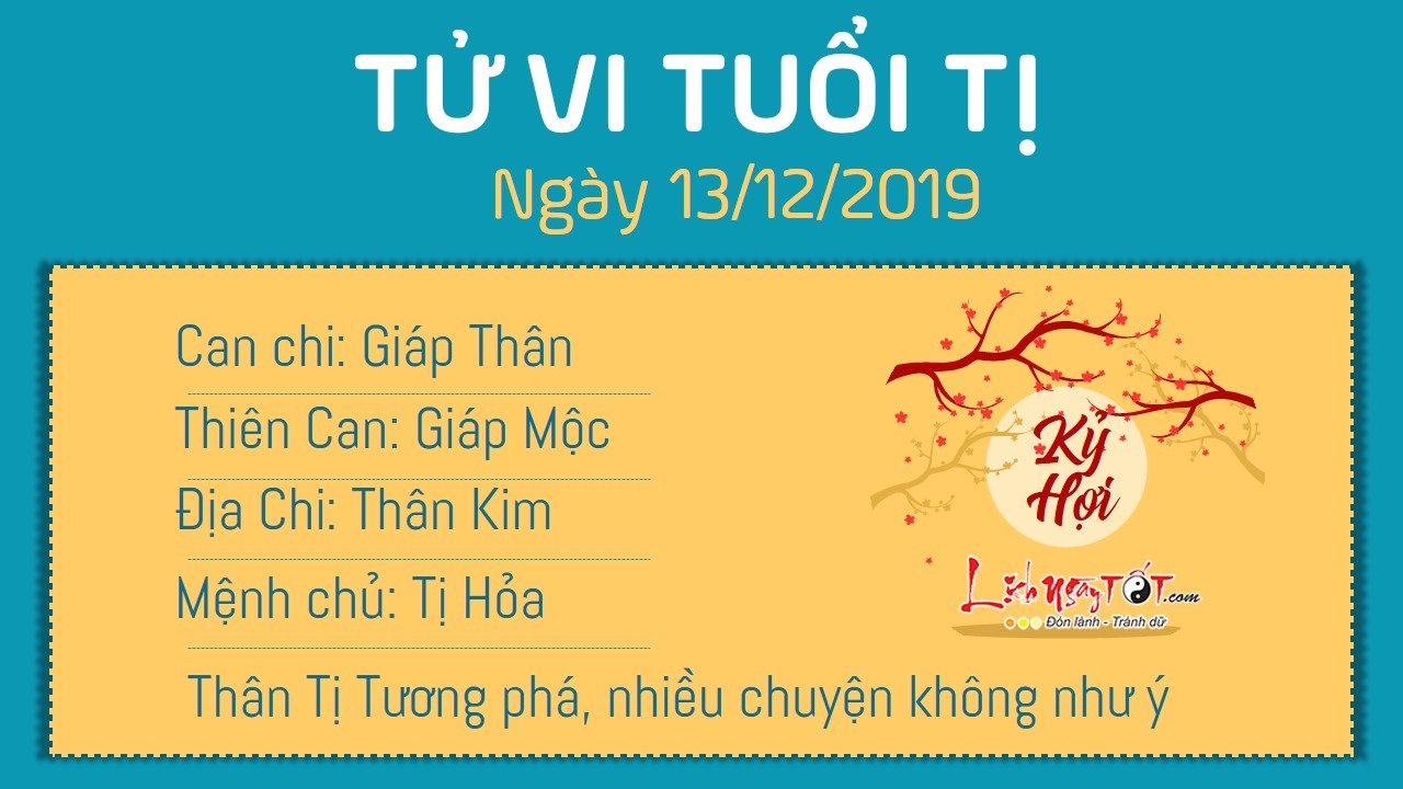 Tử vi thứ 6 ngày 13/12/2019 của 12 con giáp: Sửu tiền bạc dồi dào, Hợi thị phi bủa vây - 5 Tử vi thứ 6 ngày 13/12/2019 của 12 con giáp: Sửu tiền bạc dồi dào, Hợi thị phi bủa vây - 5