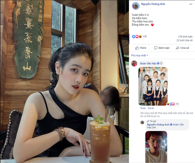 Thấy bạn gái hot girl đăng ảnh thả thính, Văn Hậu lạnh lùng quăng ảnh 'dìm hàng', ngờ đâu lại bị đáp trả sâu cay hết sức Thấy bạn gái hot girl đăng ảnh thả thính, Văn Hậu lạnh lùng quăng ảnh 'dìm hàng', ngờ đâu lại bị đáp trả sâu cay hết sức