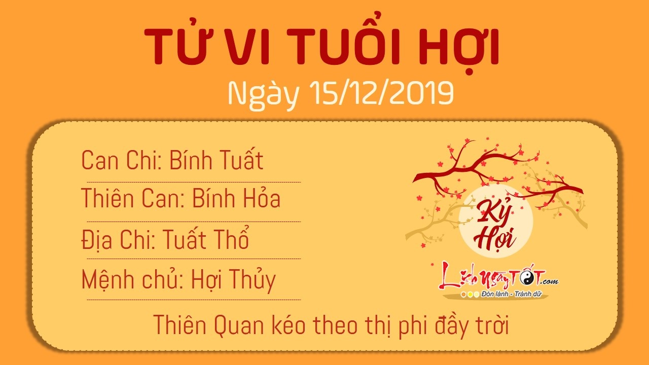 Tử vi Chủ Nhật ngày 15/12/2019 của 12 con giáp: Thìn tài lộc dồi dào, Ngọ mù quáng - 11 Tử vi Chủ Nhật ngày 15/12/2019 của 12 con giáp: Thìn tài lộc dồi dào, Ngọ mù quáng - 11