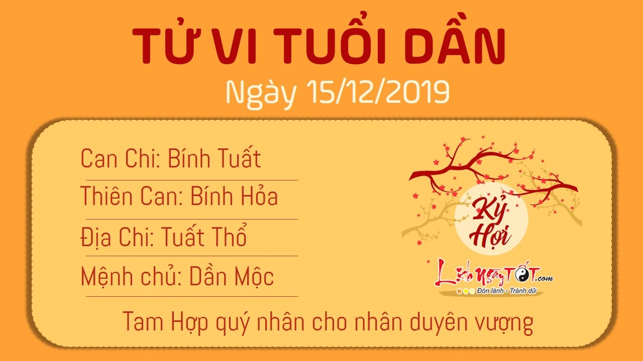 Tử vi Chủ Nhật ngày 15/12/2019 của 12 con giáp: Thìn tài lộc dồi dào, Ngọ mù quáng - 2 Tử vi Chủ Nhật ngày 15/12/2019 của 12 con giáp: Thìn tài lộc dồi dào, Ngọ mù quáng - 2