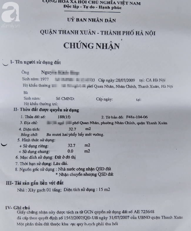 Vụ người người phụ nữ tự vẫn ở Hà Nội nghi vấn bị lừa chuyển nhượng nhà đất mất trắng căn nhà: Lộ ra hợp đồng thế chấp của chủ cũ - 5 Vụ người người phụ nữ tự vẫn ở Hà Nội nghi vấn bị lừa chuyển nhượng nhà đất mất trắng căn nhà: Lộ ra hợp đồng thế chấp của chủ cũ - 5