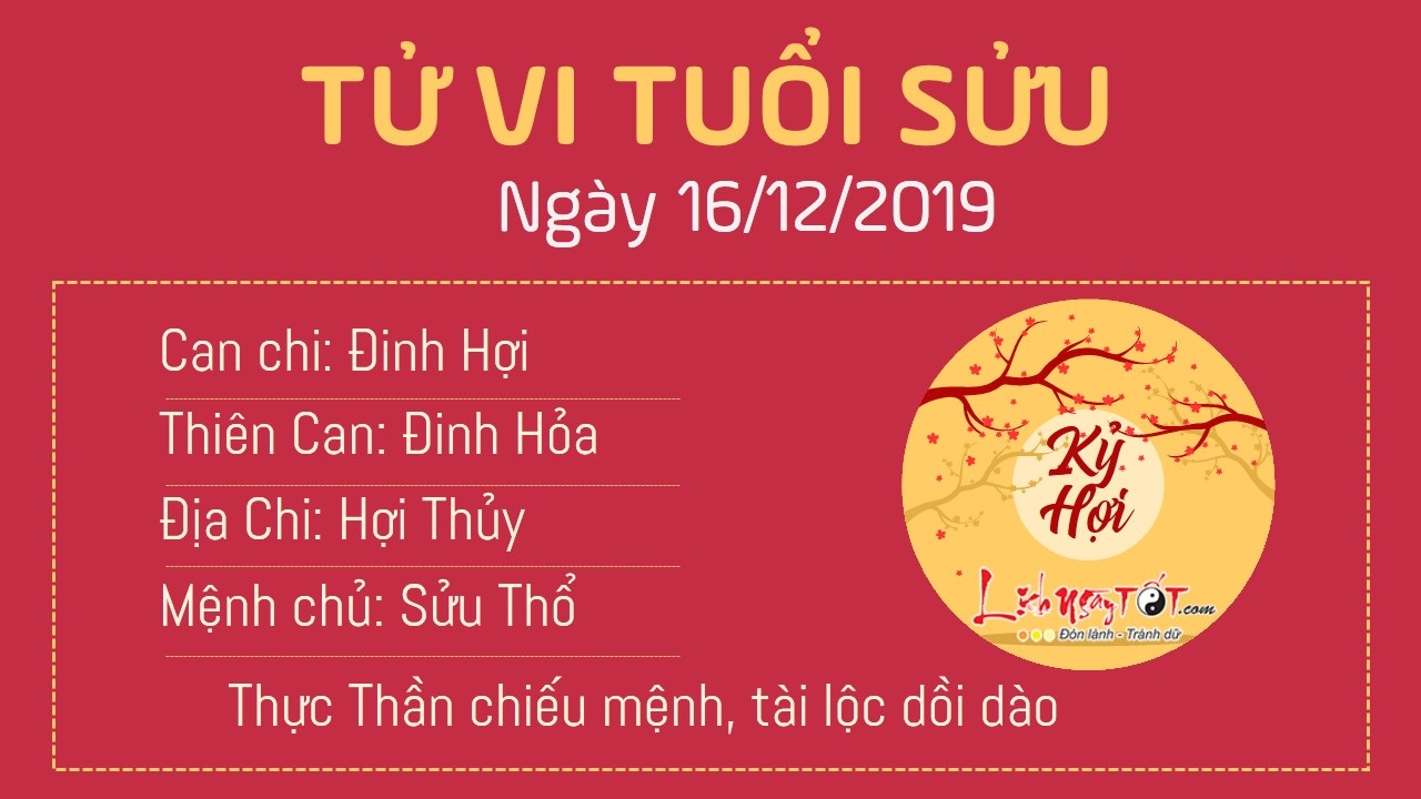 Tử vi thứ 2 ngày 16/12/2019 của 12 con giáp: Tý gặp quý nhân, Thìn không nên hiếu thắng - 1 Tử vi thứ 2 ngày 16/12/2019 của 12 con giáp: Tý gặp quý nhân, Thìn không nên hiếu thắng - 1