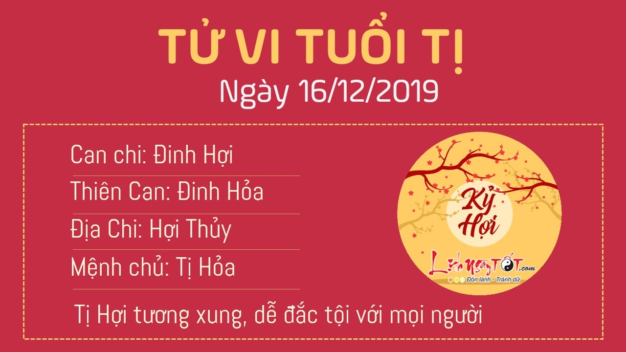 Tử vi thứ 2 ngày 16/12/2019 của 12 con giáp: Tý gặp quý nhân, Thìn không nên hiếu thắng - 5 Tử vi thứ 2 ngày 16/12/2019 của 12 con giáp: Tý gặp quý nhân, Thìn không nên hiếu thắng - 5