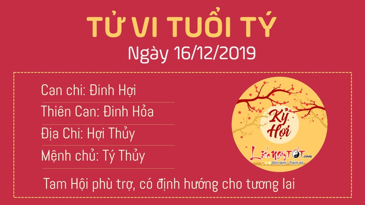 Tử vi thứ 2 ngày 16/12/2019 của 12 con giáp: Tý gặp quý nhân, Thìn không nên hiếu thắng Tử vi thứ 2 ngày 16/12/2019 của 12 con giáp: Tý gặp quý nhân, Thìn không nên hiếu thắng