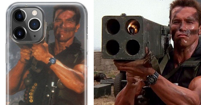 'Kẻ hủy diệt' Arnold Schwarzenegger lấy ảnh bị chế làm ốp lưng cho iPhone 11 'Kẻ hủy diệt' Arnold Schwarzenegger lấy ảnh bị chế làm ốp lưng cho iPhone 11