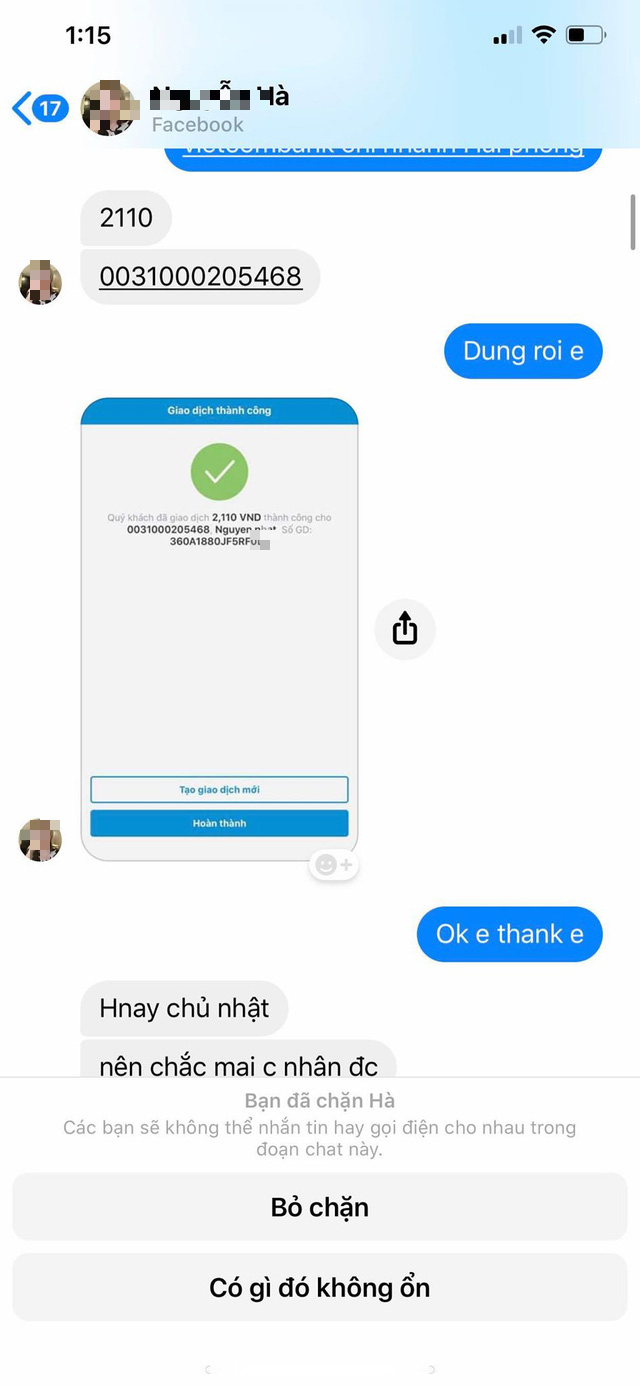 Phát hiện mánh khóe lừa đảo mới, nữ Việt Kiều mất hơn 50 triệu đồng khi bán hàng online - 5 Phát hiện mánh khóe lừa đảo mới, nữ Việt Kiều mất hơn 50 triệu đồng khi bán hàng online - 5