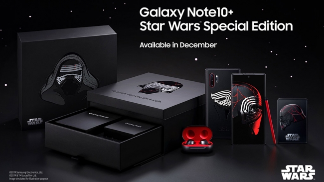 Cận cảnh Galaxy Note 10+ phiên bản Star Wars Special Edition Cận cảnh Galaxy Note 10+ phiên bản Star Wars Special Edition