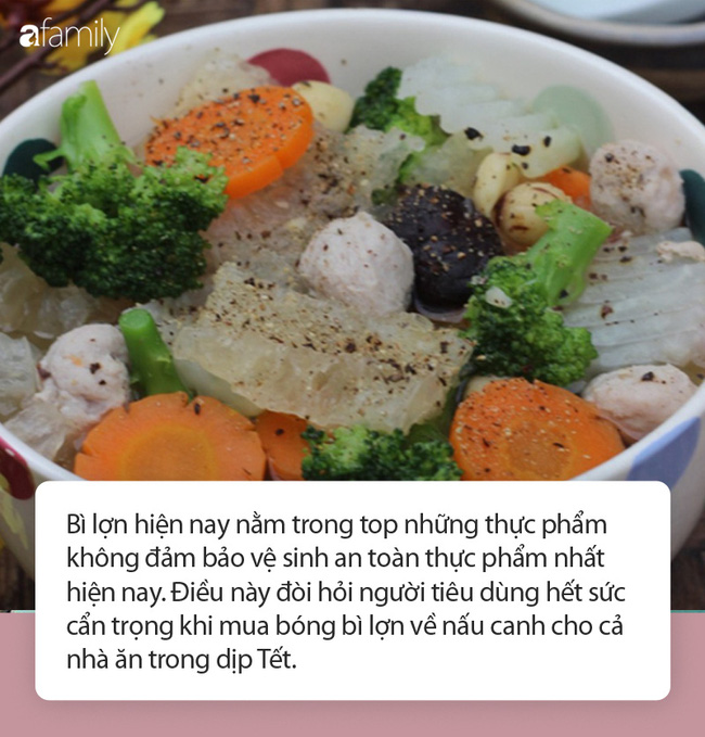 Món canh không thể thiếu trong ngày Tết nhưng nguyên liệu dễ bị làm bẩn: Chuyên gia hướng dẫn cách chọn bóng bì lợn đảm bảo - 1 Món canh không thể thiếu trong ngày Tết nhưng nguyên liệu dễ bị làm bẩn: Chuyên gia hướng dẫn cách chọn bóng bì lợn đảm bảo - 1