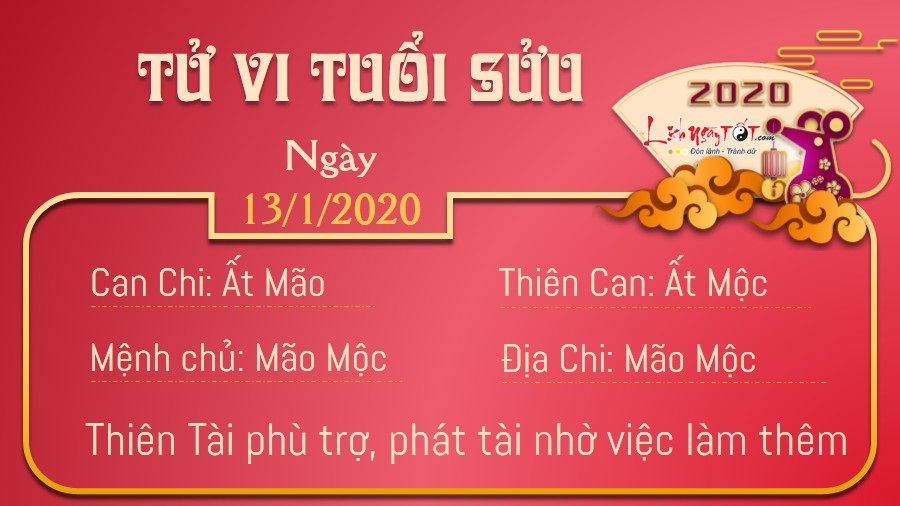 Tử vi thứ 2 ngày 13/01/2020 của 12 con giáp: Sửu phát tài, Mão vướng tranh chấp - 1 Tử vi thứ 2 ngày 13/01/2020 của 12 con giáp: Sửu phát tài, Mão vướng tranh chấp - 1