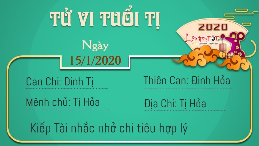 Tử vi thứ 4 ngày 15/01/2020 của 12 con giáp: Sửu tiền bạc dồi dào, Tý gặp tiểu nhân - 5 Tử vi thứ 4 ngày 15/01/2020 của 12 con giáp: Sửu tiền bạc dồi dào, Tý gặp tiểu nhân - 5