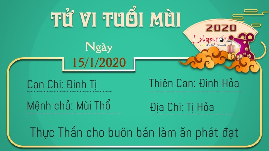 Tử vi thứ 4 ngày 15/01/2020 của 12 con giáp: Sửu tiền bạc dồi dào, Tý gặp tiểu nhân - 7 Tử vi thứ 4 ngày 15/01/2020 của 12 con giáp: Sửu tiền bạc dồi dào, Tý gặp tiểu nhân - 7