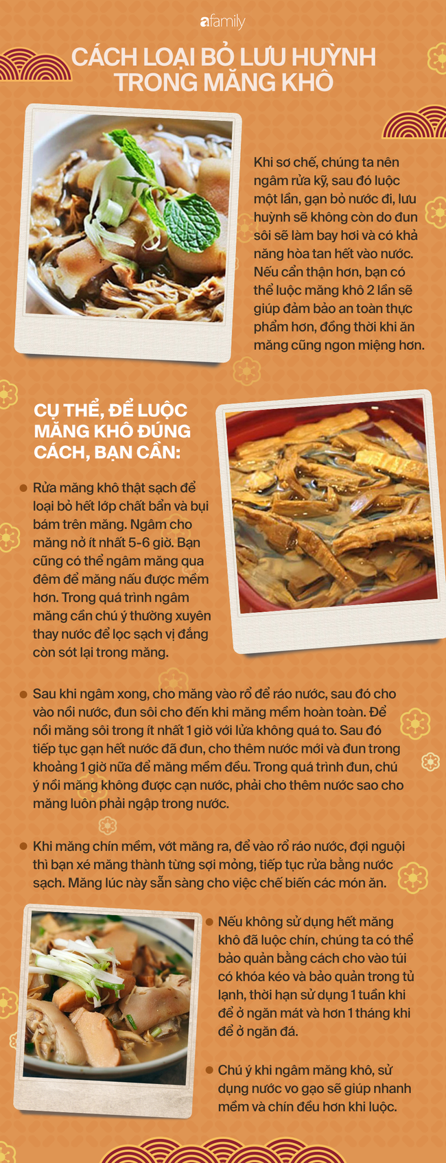 Loại bỏ lưu huỳnh trong măng khô đúng cách, đảm bảo Tết này ăn ngon lại còn khỏe re - 2 Loại bỏ lưu huỳnh trong măng khô đúng cách, đảm bảo Tết này ăn ngon lại còn khỏe re - 2