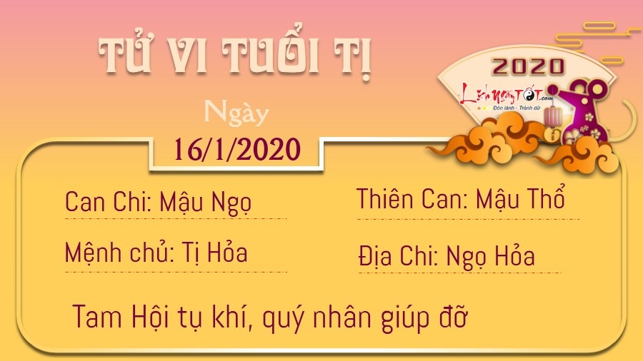 Tử vi thứ 5 ngày 16/01/2020 của 12 con giáp: Mão phá tài, Tị có quý nhân tương trợ - 5 Tử vi thứ 5 ngày 16/01/2020 của 12 con giáp: Mão phá tài, Tị có quý nhân tương trợ - 5