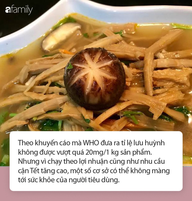 Loại bỏ lưu huỳnh trong măng khô đúng cách, đảm bảo Tết này ăn ngon lại còn khỏe re - 1 Loại bỏ lưu huỳnh trong măng khô đúng cách, đảm bảo Tết này ăn ngon lại còn khỏe re - 1