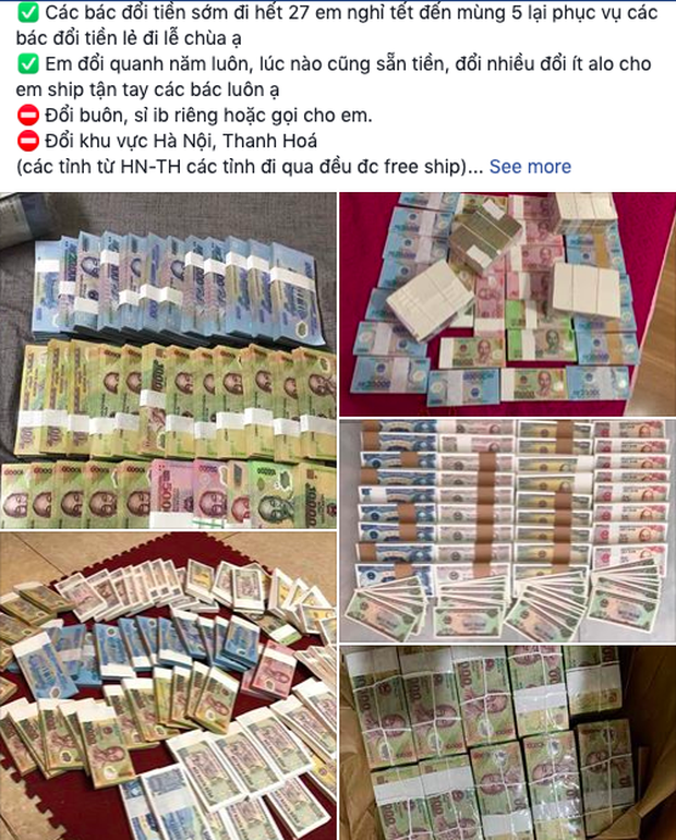 Nhộn nhịp thị trường đổi tiền lẻ dịp cận Tết 2020: Đổi 1 triệu mất phí dịch vụ 3 triệu Nhộn nhịp thị trường đổi tiền lẻ dịp cận Tết 2020: Đổi 1 triệu mất phí dịch vụ 3 triệu