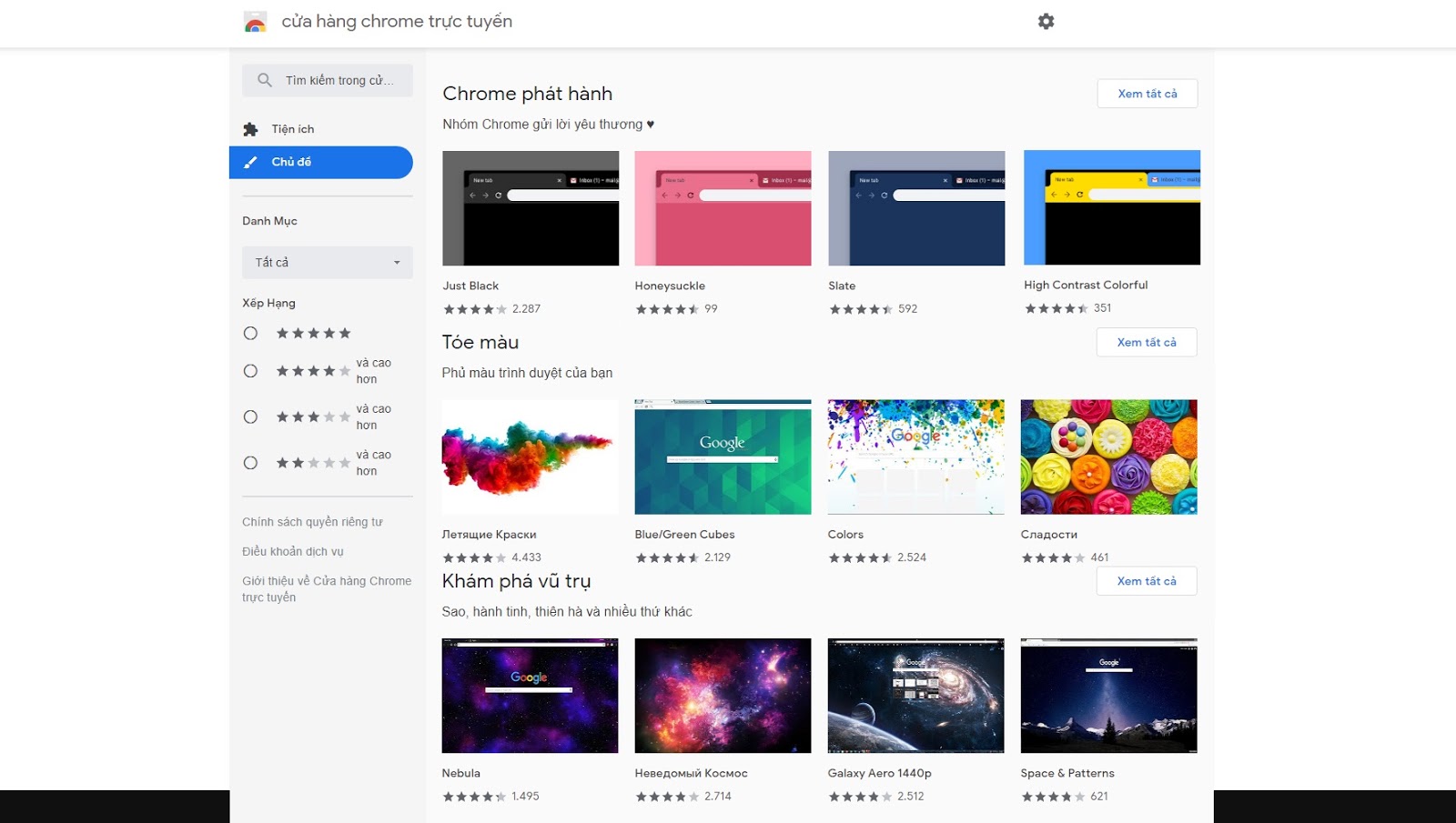 Giao diện cực đẹp dành cho Chrome đến từ Google Chrome Store Giao diện cực đẹp dành cho Chrome đến từ Google Chrome Store