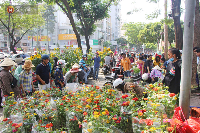 Đại hạ giá vẫn không hết, tiểu thương Sài Gòn thẳng tay đập chậu, chặt gốc hoa chứ quyết không để người dân 'hôi hoa' trưa 30 Tết - 15 Đại hạ giá vẫn không hết, tiểu thương Sài Gòn thẳng tay đập chậu, chặt gốc hoa chứ quyết không để người dân 'hôi hoa' trưa 30 Tết - 15