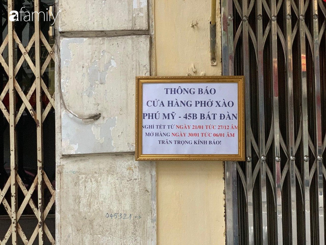 Lịch nghỉ Tết của những hàng ăn nổi tiếng ở Hà Nội: Phở Bát Đàn đóng cửa đến tận ngày Rằm, cháo sườn sụn Lý Quốc Sư mở xuyên Tết - 9 Lịch nghỉ Tết của những hàng ăn nổi tiếng ở Hà Nội: Phở Bát Đàn đóng cửa đến tận ngày Rằm, cháo sườn sụn Lý Quốc Sư mở xuyên Tết - 9