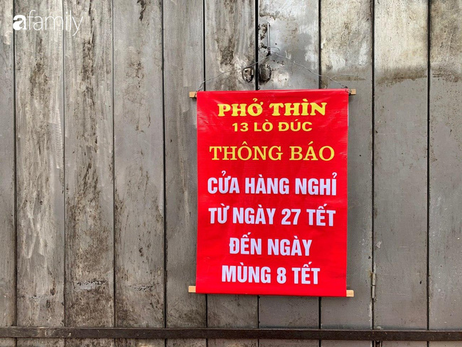 Lịch nghỉ Tết của những hàng ăn nổi tiếng ở Hà Nội: Phở Bát Đàn đóng cửa đến tận ngày Rằm, cháo sườn sụn Lý Quốc Sư mở xuyên Tết - 11 Lịch nghỉ Tết của những hàng ăn nổi tiếng ở Hà Nội: Phở Bát Đàn đóng cửa đến tận ngày Rằm, cháo sườn sụn Lý Quốc Sư mở xuyên Tết - 11