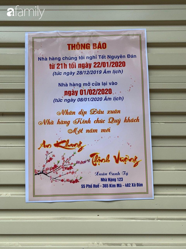 Lịch nghỉ Tết của những hàng ăn nổi tiếng ở Hà Nội: Phở Bát Đàn đóng cửa đến tận ngày Rằm, cháo sườn sụn Lý Quốc Sư mở xuyên Tết - 13 Lịch nghỉ Tết của những hàng ăn nổi tiếng ở Hà Nội: Phở Bát Đàn đóng cửa đến tận ngày Rằm, cháo sườn sụn Lý Quốc Sư mở xuyên Tết - 13