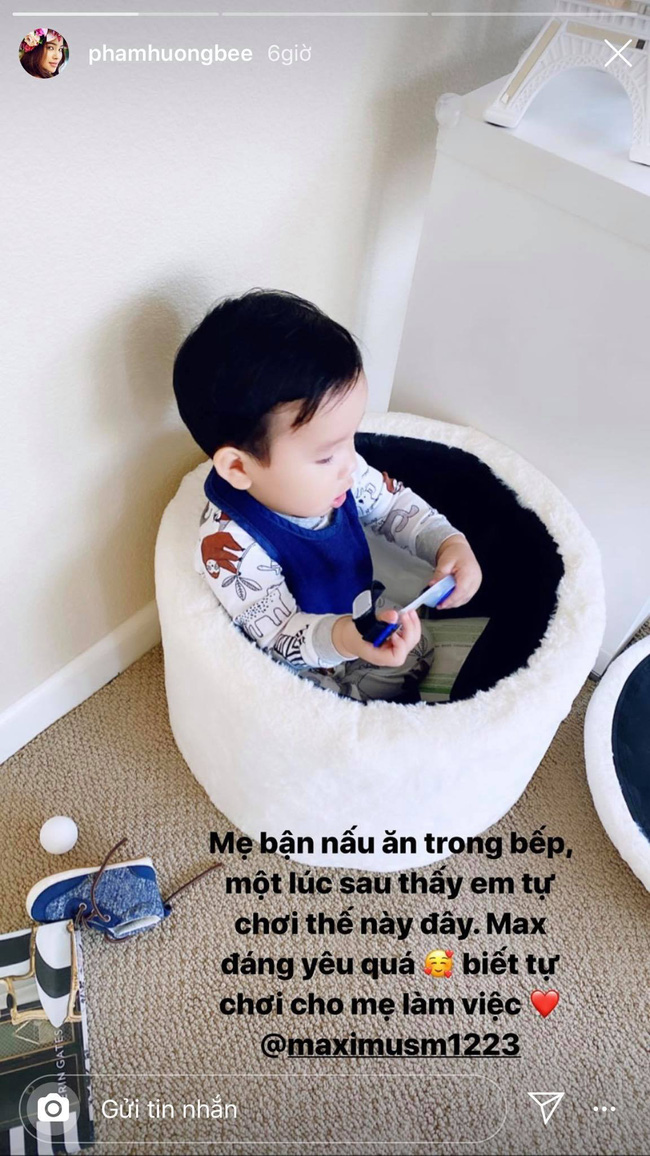 Phạm Hương lại khoe con trai mới hơn 1 tuổi nhưng đã biết làm điều khiến mẹ tự hào này Phạm Hương lại khoe con trai mới hơn 1 tuổi nhưng đã biết làm điều khiến mẹ tự hào này