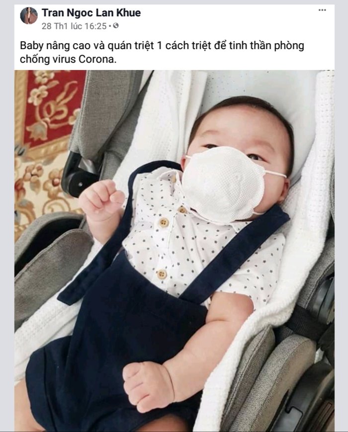 Vợ chồng Đan Trường lo lắng vì con sốt cao 3 ngày, các sao Việt tích cực phòng dịch viêm phổi Corona - 4