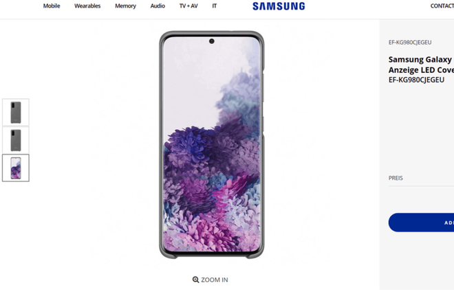 Galaxy S20 lộ diện, có khả năng chụp ảnh từ 3 camera sau cùng lúc - 1 Galaxy S20 lộ diện, có khả năng chụp ảnh từ 3 camera sau cùng lúc - 1