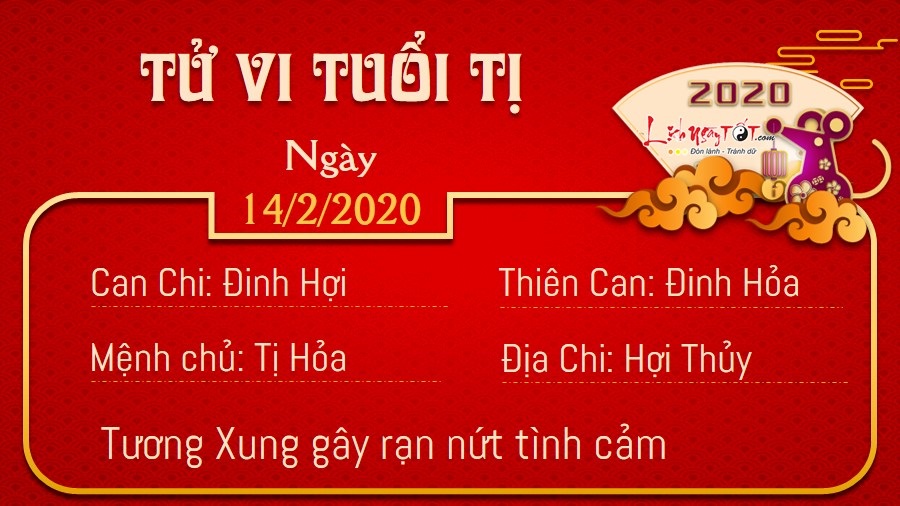 Tử vi thứ 6 ngày 14/02/2020 của 12 con giáp: Sửu tài lộc hanh thông, Tý gặp rắc rối - 5 Tử vi thứ 6 ngày 14/02/2020 của 12 con giáp: Sửu tài lộc hanh thông, Tý gặp rắc rối - 5