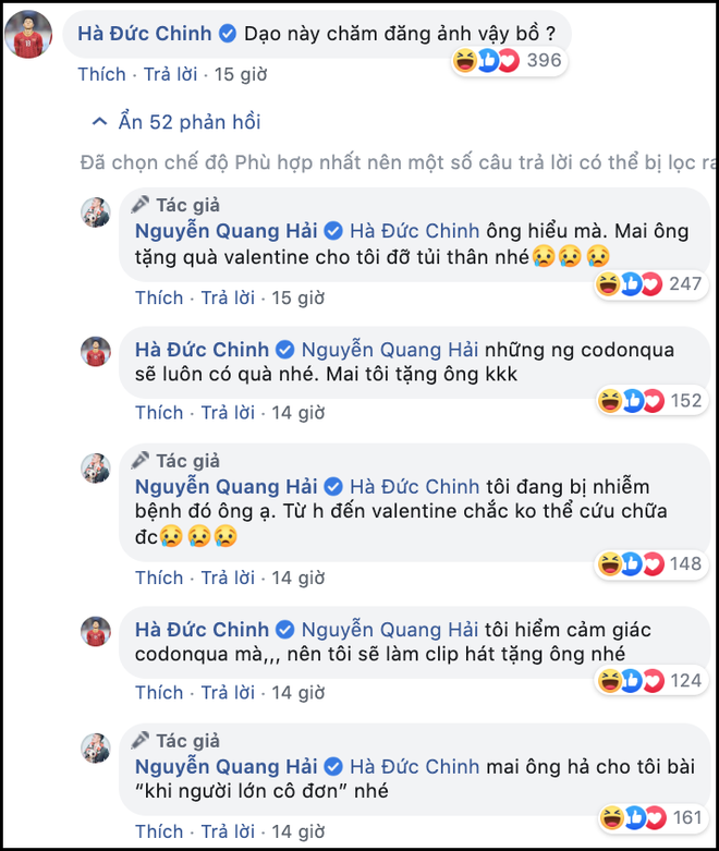 Đã rõ vụ có tư tình với Huyền My nhưng Quang Hải vẫn than cô đơn xuyên V-day: Anh tính chày cối với hội FA đến bao giờ? - 3 Đã rõ vụ có tư tình với Huyền My nhưng Quang Hải vẫn than cô đơn xuyên V-day: Anh tính chày cối với hội FA đến bao giờ? - 3
