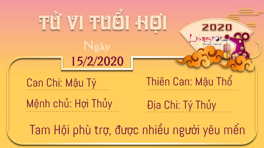 Tử vi thứ 7 ngày 15/02/2020 của 12 con giáp: Tị có ý tưởng đột phá, Dậu gặp tai họa bất ngờ - 11 Tử vi thứ 7 ngày 15/02/2020 của 12 con giáp: Tị có ý tưởng đột phá, Dậu gặp tai họa bất ngờ - 11