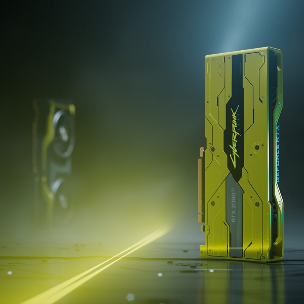 NVIDIA trình làng RTX 2080 Ti phiên bản Cyberpunk 2077 tuyệt đẹp, thế giới chỉ 200 chiếc, chỉ để tặng chứ không bán. - 1 NVIDIA trình làng RTX 2080 Ti phiên bản Cyberpunk 2077 tuyệt đẹp, thế giới chỉ 200 chiếc, chỉ để tặng chứ không bán. - 1