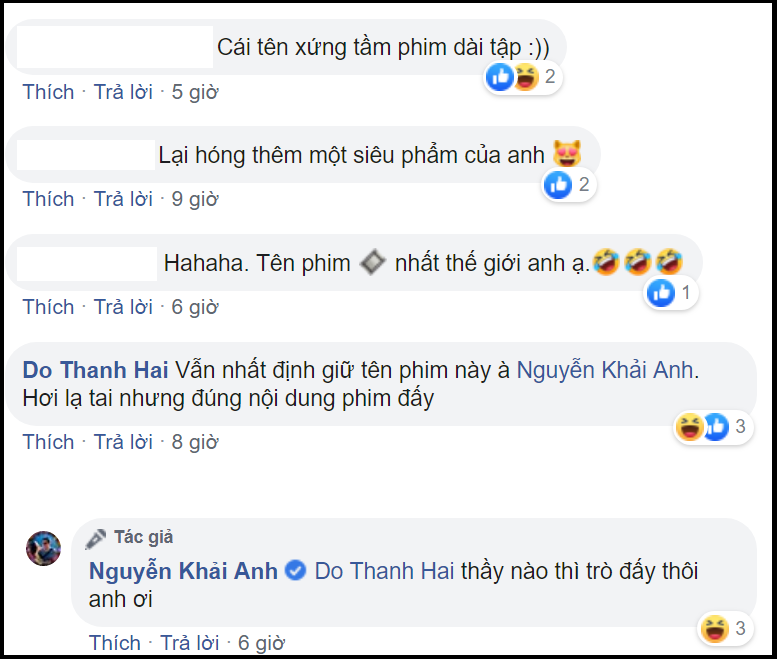 Công khai tên phim mới dài bằng cả cây số, đạo diễn Khải Anh khẳng định 'đây là một cú nổ vào mặt những người quay lưng lại với phim truyền hình' - 2 Công khai tên phim mới dài bằng cả cây số, đạo diễn Khải Anh khẳng định 'đây là một cú nổ vào mặt những người quay lưng lại với phim truyền hình' - 2
