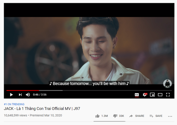MV comeback lên top 1 trending, Jack viết status ăn mừng đề cập đến chuyện 'chết hụt vì sự tàn nhẫn đồng tiền' MV comeback lên top 1 trending, Jack viết status ăn mừng đề cập đến chuyện 'chết hụt vì sự tàn nhẫn đồng tiền'