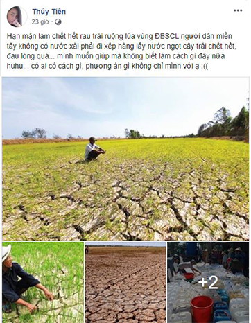 MC Đại Nghĩa, Phi Nhung, Thủy Tiên cùng hàng loạt sao Việt kêu gọi ủng hộ bà con miền Tây trước tình hình hạn mặn kéo dài - 12 MC Đại Nghĩa, Phi Nhung, Thủy Tiên cùng hàng loạt sao Việt kêu gọi ủng hộ bà con miền Tây trước tình hình hạn mặn kéo dài - 12