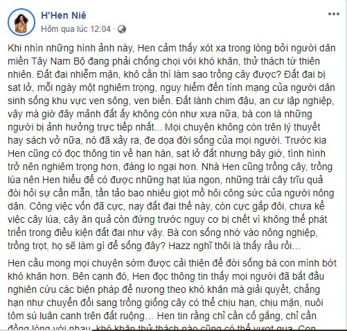 MC Đại Nghĩa, Phi Nhung, Thủy Tiên cùng hàng loạt sao Việt kêu gọi ủng hộ bà con miền Tây trước tình hình hạn mặn kéo dài - 15 MC Đại Nghĩa, Phi Nhung, Thủy Tiên cùng hàng loạt sao Việt kêu gọi ủng hộ bà con miền Tây trước tình hình hạn mặn kéo dài - 15