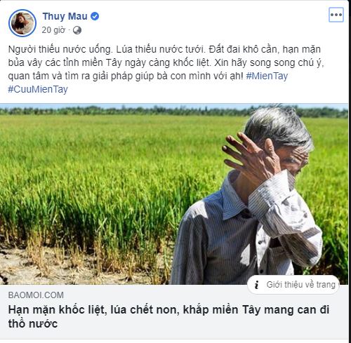 MC Đại Nghĩa, Phi Nhung, Thủy Tiên cùng hàng loạt sao Việt kêu gọi ủng hộ bà con miền Tây trước tình hình hạn mặn kéo dài - 16 MC Đại Nghĩa, Phi Nhung, Thủy Tiên cùng hàng loạt sao Việt kêu gọi ủng hộ bà con miền Tây trước tình hình hạn mặn kéo dài - 16