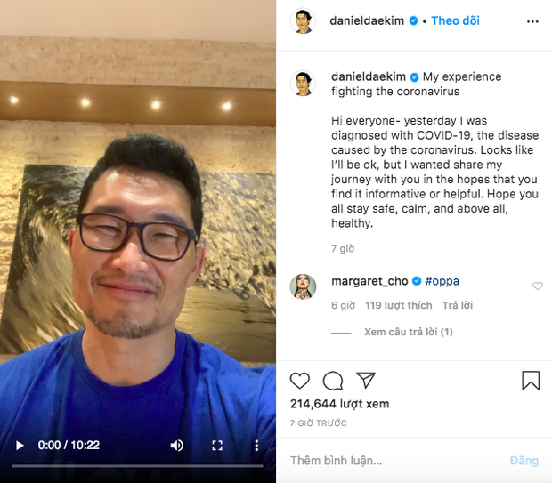 Sao Hàn đầu tiên mắc Covid-19: Tài tử 'Người nhện' Daniel Dae Kim xác nhận nhiễm bệnh sau khi quay phim ở New York - 2 Sao Hàn đầu tiên mắc Covid-19: Tài tử 'Người nhện' Daniel Dae Kim xác nhận nhiễm bệnh sau khi quay phim ở New York - 2